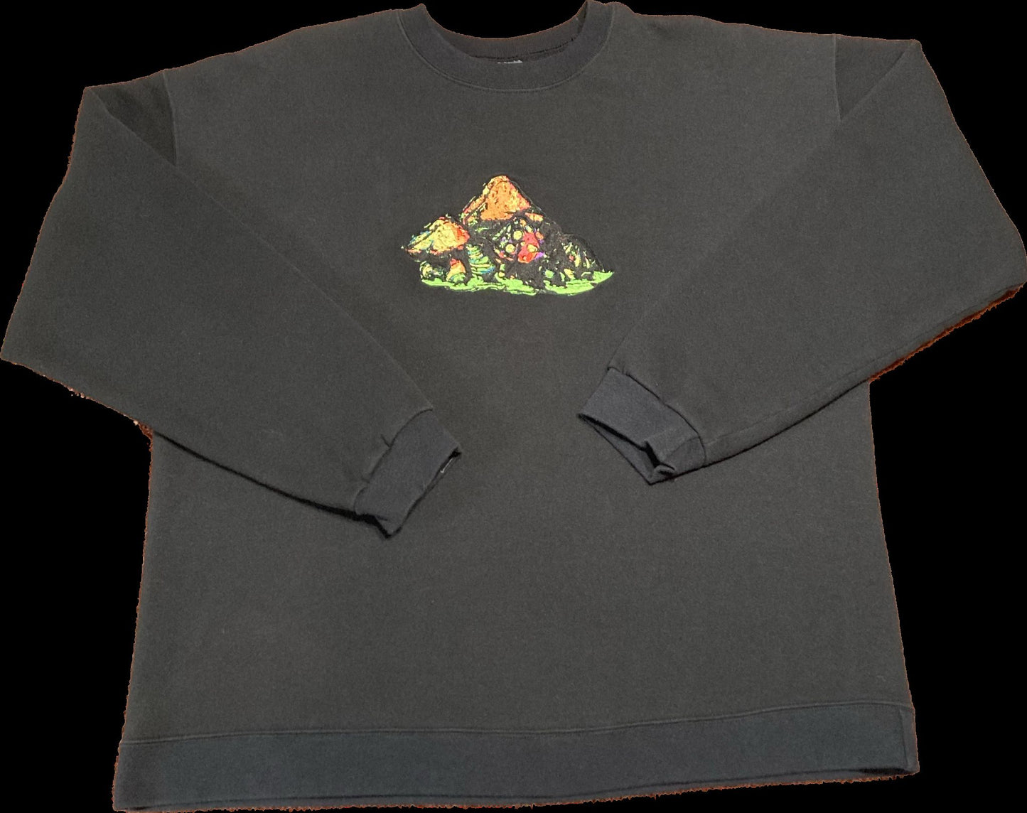 'Colorful Mushroom' Crew Neck