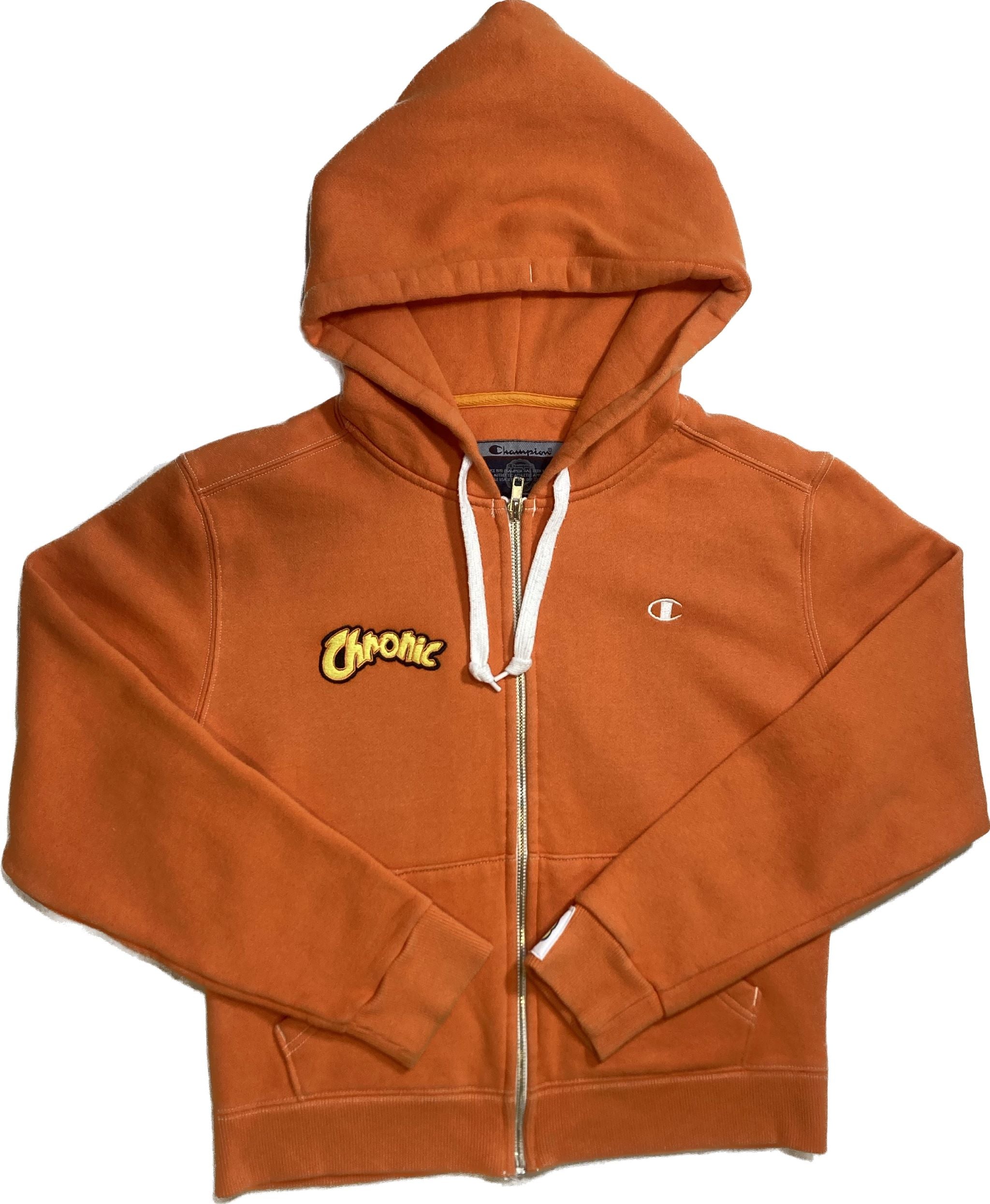 Champion sweater hotsell orange zip