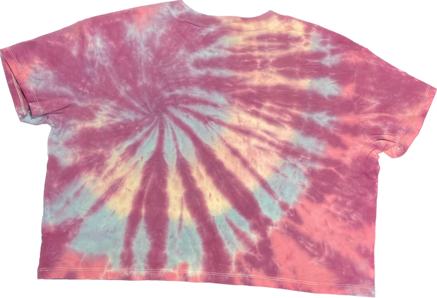 My Little Panic Attack Tie Dyed Crop Top