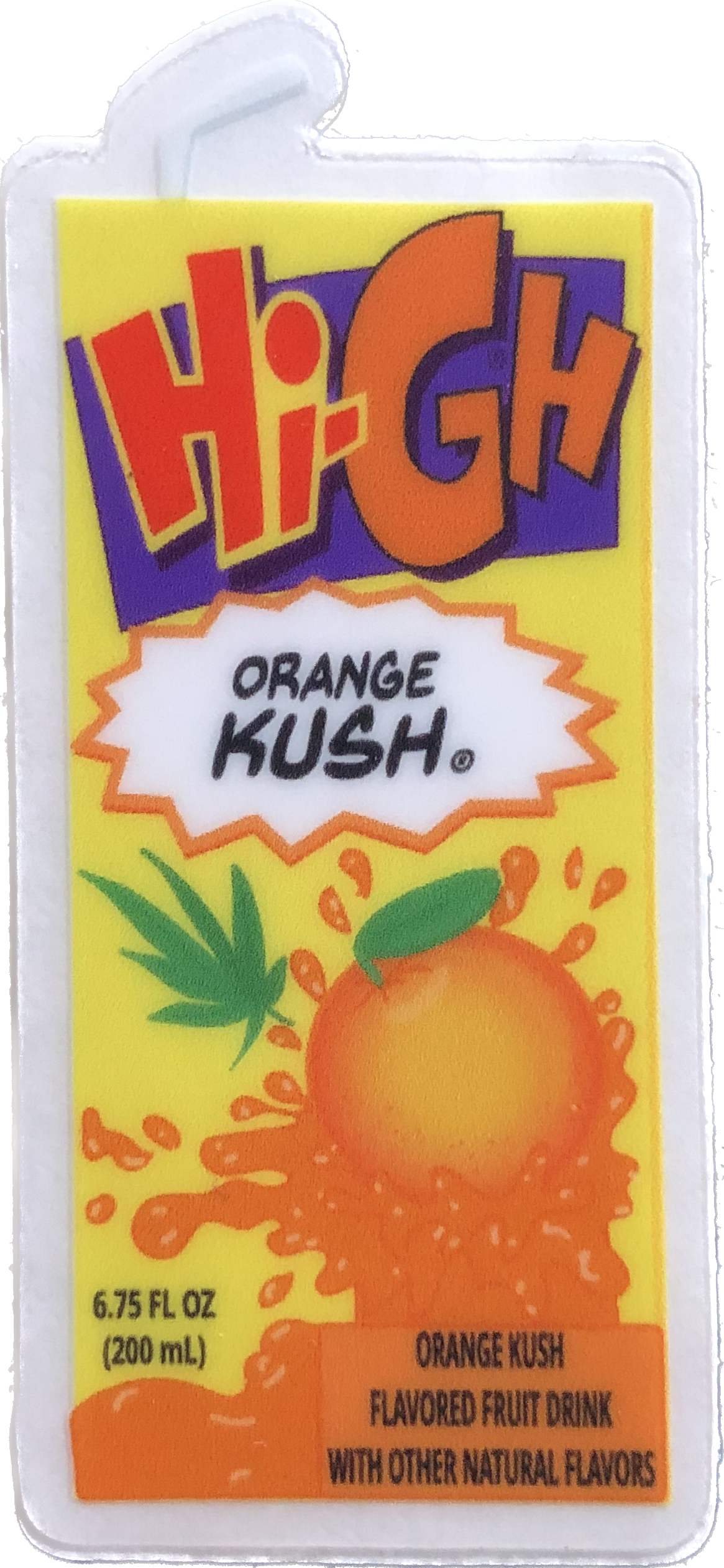 'HI-GH Orange Kush' Sticker