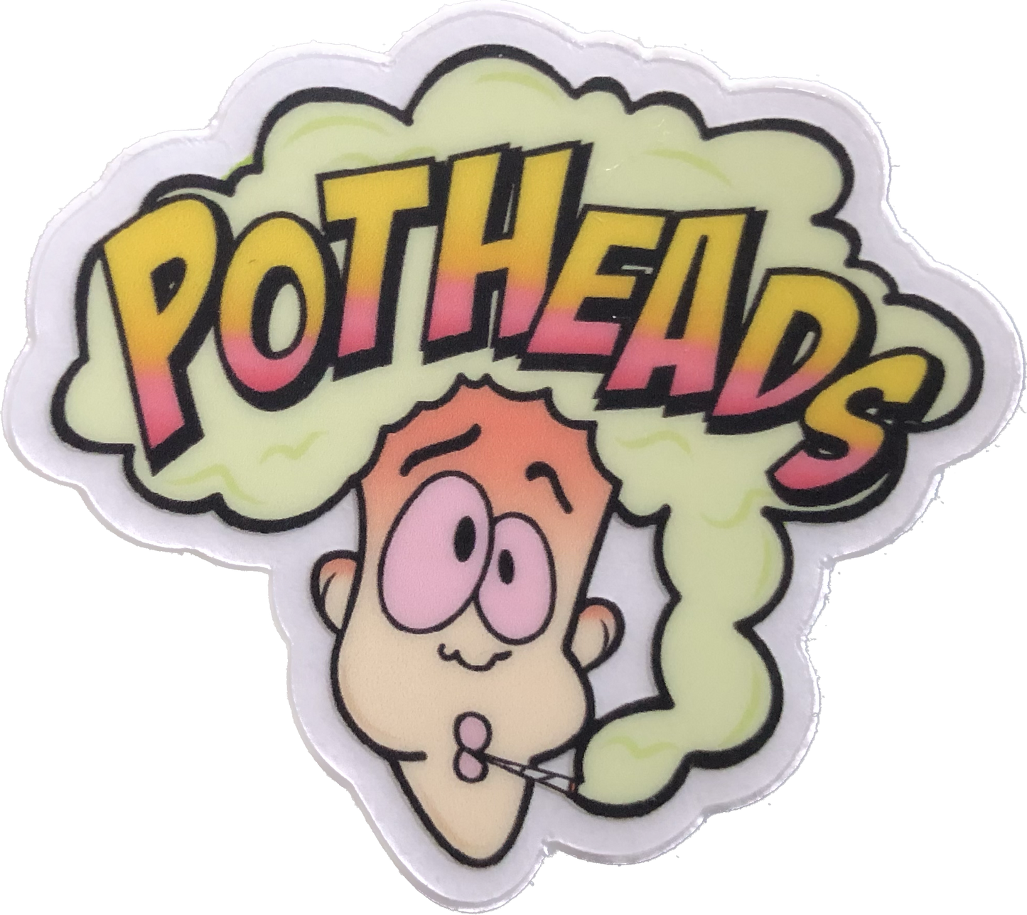 'Potheads' Warheads Sticker